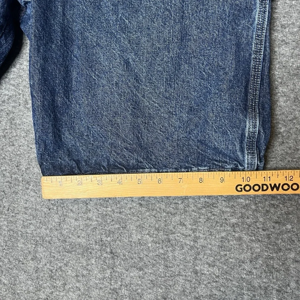 Vintage 90s Wrangler Jorts Mens 36 Y2K Carpenter Baggy Skater Jean Denim Shorts‎